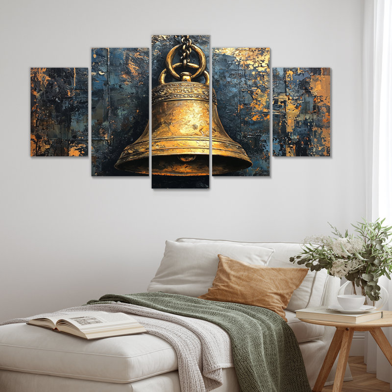 Lakiaya - Patriotiste des États-Unis, art mural - toile d'art moderne 5 pièces