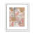 White Matted Picture Framed