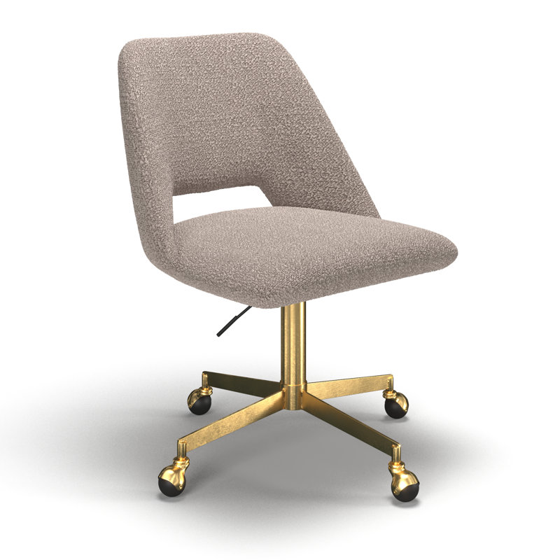 Chaise de travail Borrego, gris