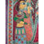 Radha et Krishna | Couleurs naturelles sur papier fait à la main | Par Archana Jha