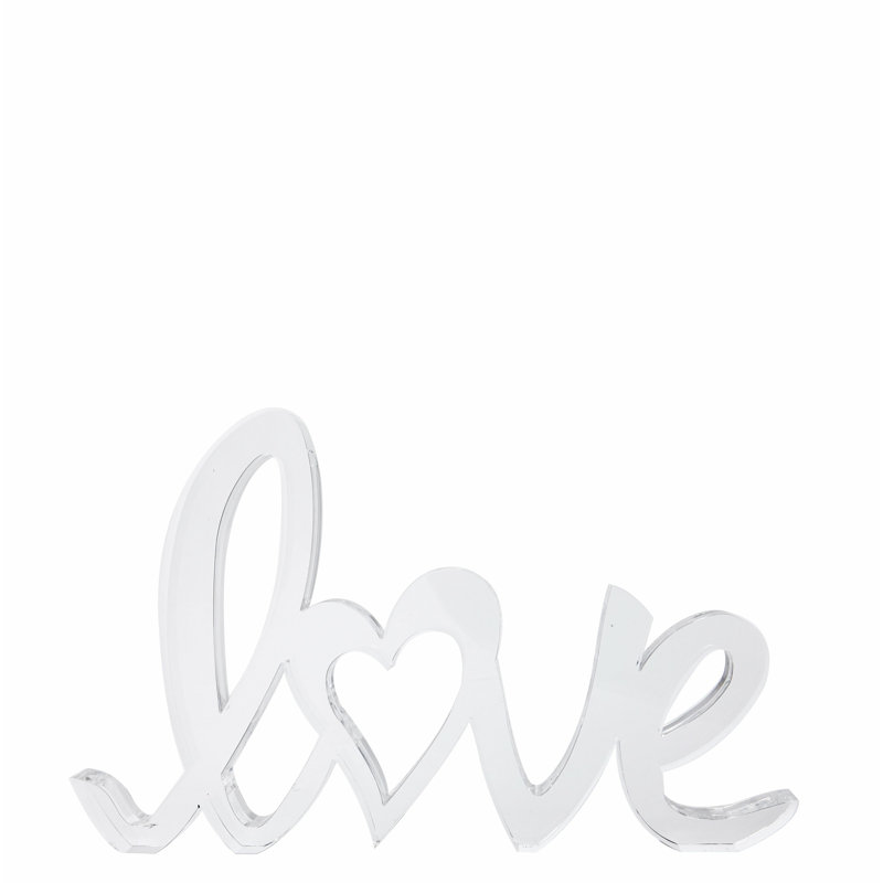 Love Acrylic Letter Block