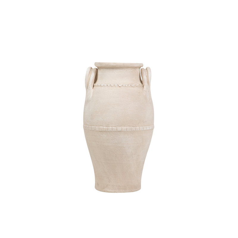 CERAMIC VASE, Beige, Overall Height- 60cm