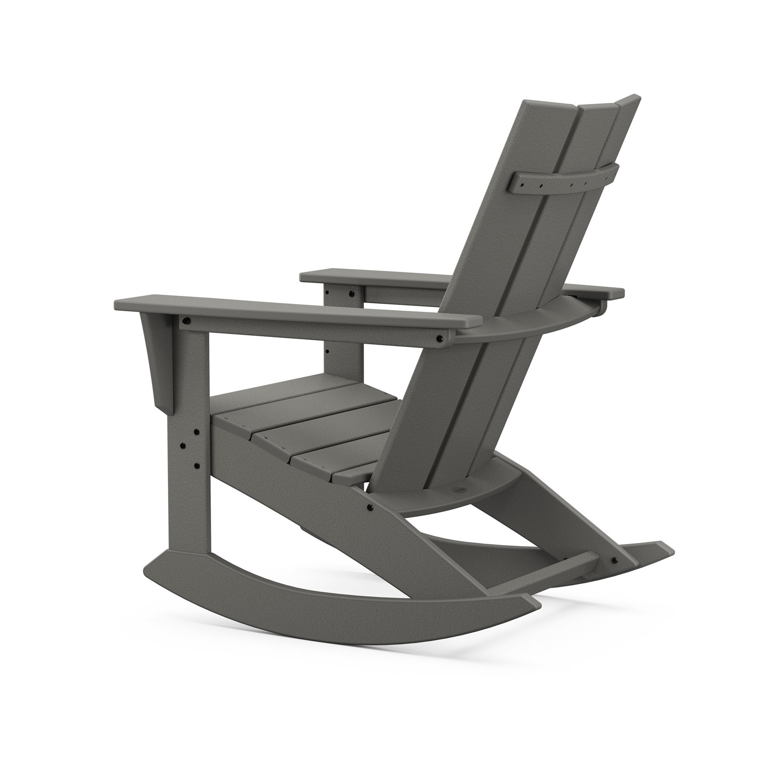 POLYWOOD® Modern Rocking Adirondack Chair, Green