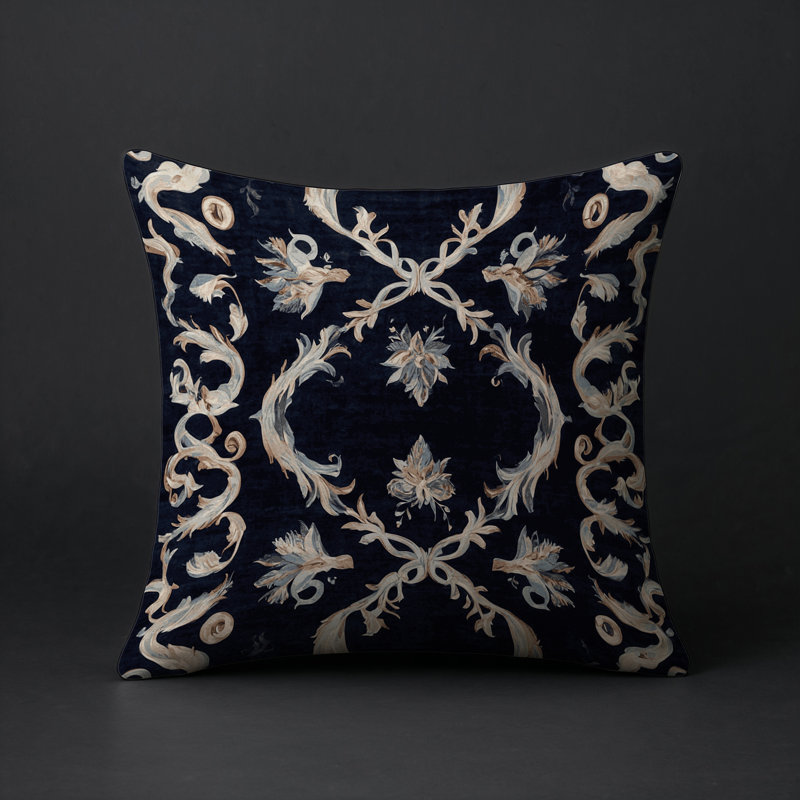 Modern Contemporary Indoor and Outdoor Throw Pillow, Grey Geometric 27, Square 16"