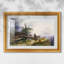 Une ferme alpine sur l'Untersberg, 1835 - Friedrich Gauermann - Estampe encadrée sur mesure-1615078215-1615078229-1615078219