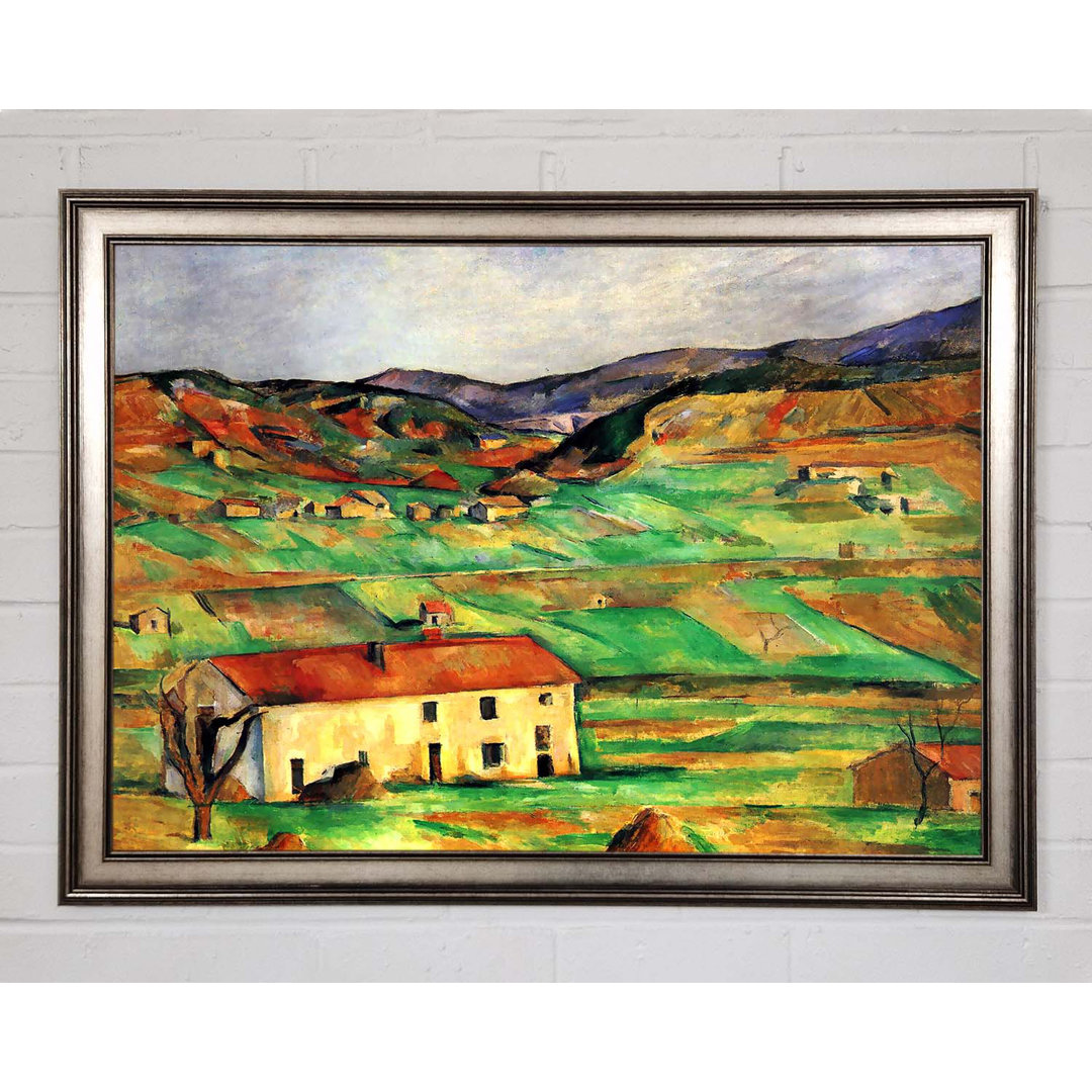 Cezanne Around Gardanne - Einzelner Bilderrahmen Kunstdrucke