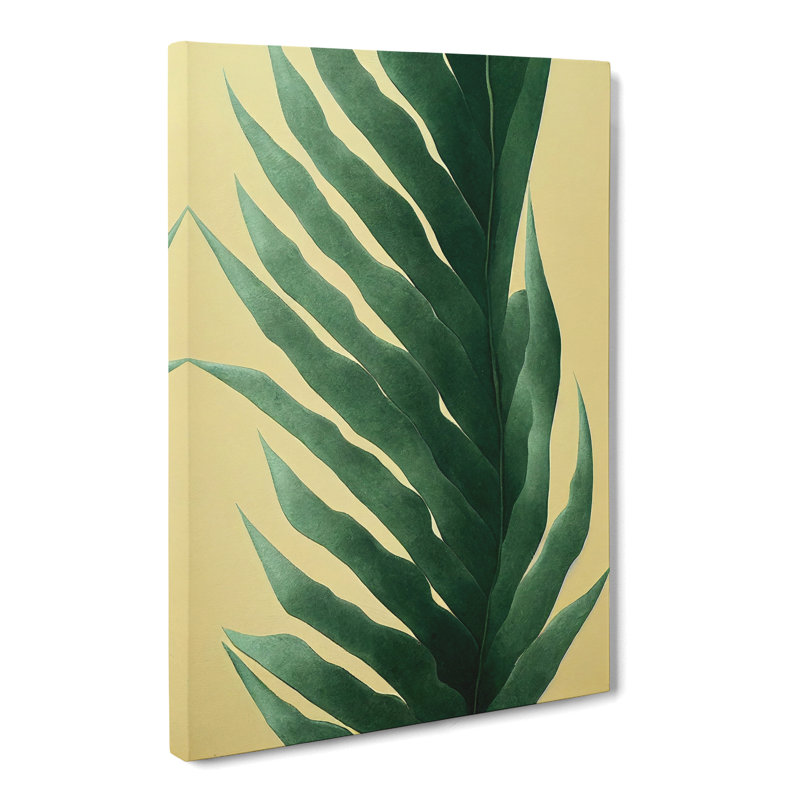 Bold Plant Leaves Vol.6 - Wrapped Canvas, 50cm H x 35cm W x 3cm D