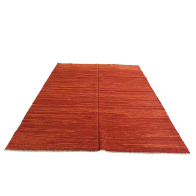 Tapis rouge rouille Orta