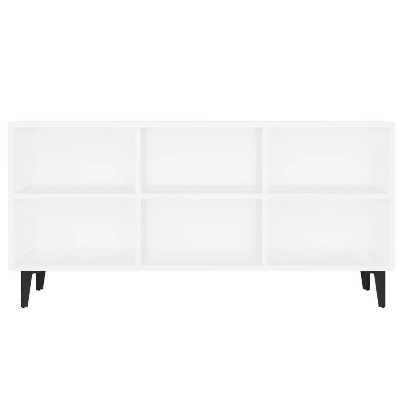 StowtheWold Unfinished TV Stand for TVs up to 43", White