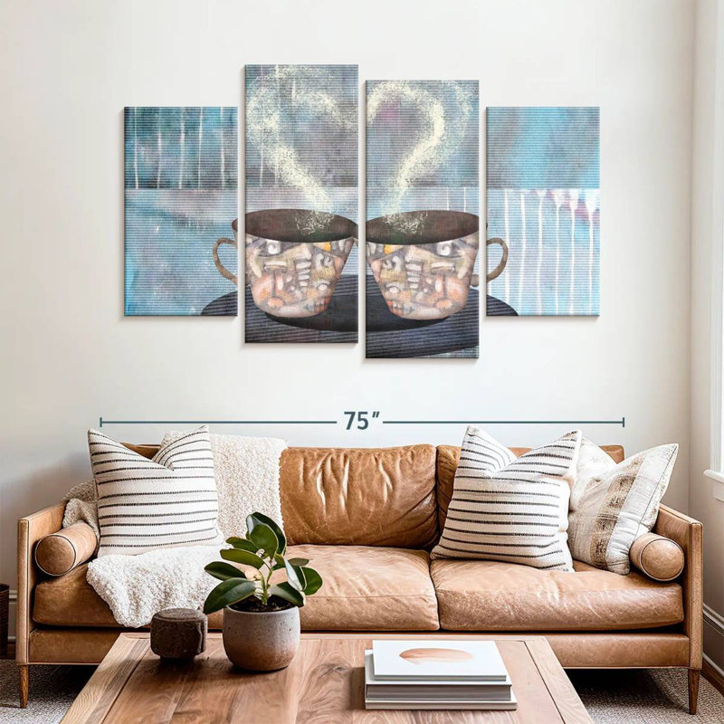 Yarlin Coffee For Two, 42" H x 68" W