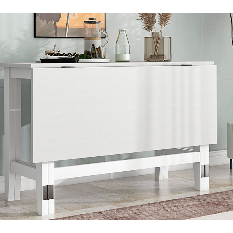 Table de salle à manger extensible Farmhouse, White