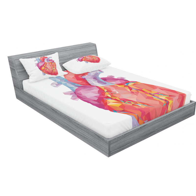 Microfiber Sheet Set, Full Sheet Set with Fitted Sheet and 2 Pillowcases