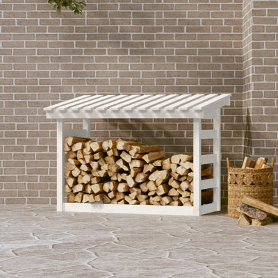 Firewood Rack 108x64.5x78 cm Solid Wood Pine