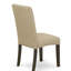 5 Piece Dining Table Set for 4 Includes a Round Kitchen Table and 4 Brown Linen Fabric Parson Dining Chairs, 42x42 Inch, Cappuccino-453227874-453227875-504545672