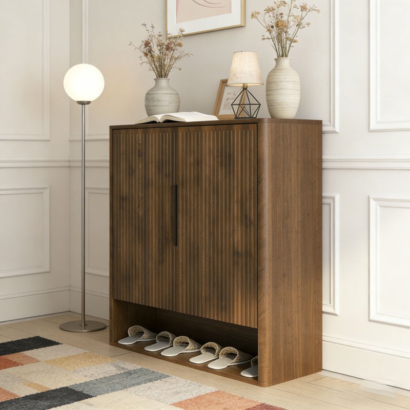 Armoire de rangement pour chaussures, Bois 1