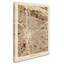 « portland oregon city street map ii », reproduction d’impression sur toile-1638993957