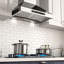 Hotte de cuisine murale 30 po, 900 pi³ / min, convertible au mur, en acier inoxydable, silencieuse, à 4 vitesses, avec contrôle tactile à 4 vitesses et panneau tactile avec lumières DEL-122445280