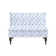 Red from Scalamandre Crafted by Cloth & Company Concord Settee in Pattern