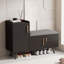 Fabric Upholstered Storage Bench-386562856