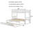 Gita Kids Twin Over Twin Bunk Bed with Trundle-682352376