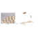 57 - Light Gold LED Chandelier With White Acrylic Diffusers