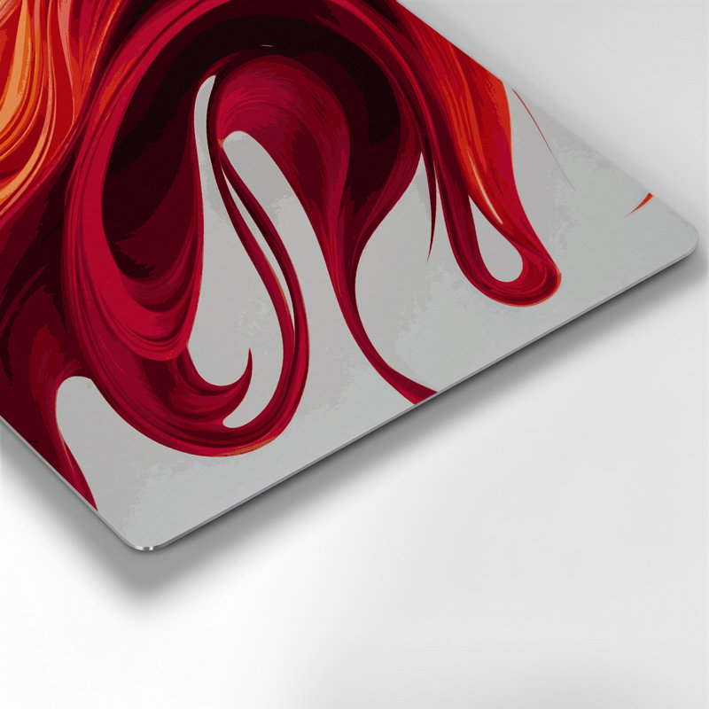 Gradient Abstract 8 Gray Metal Wall Art, 8" H x 8" W