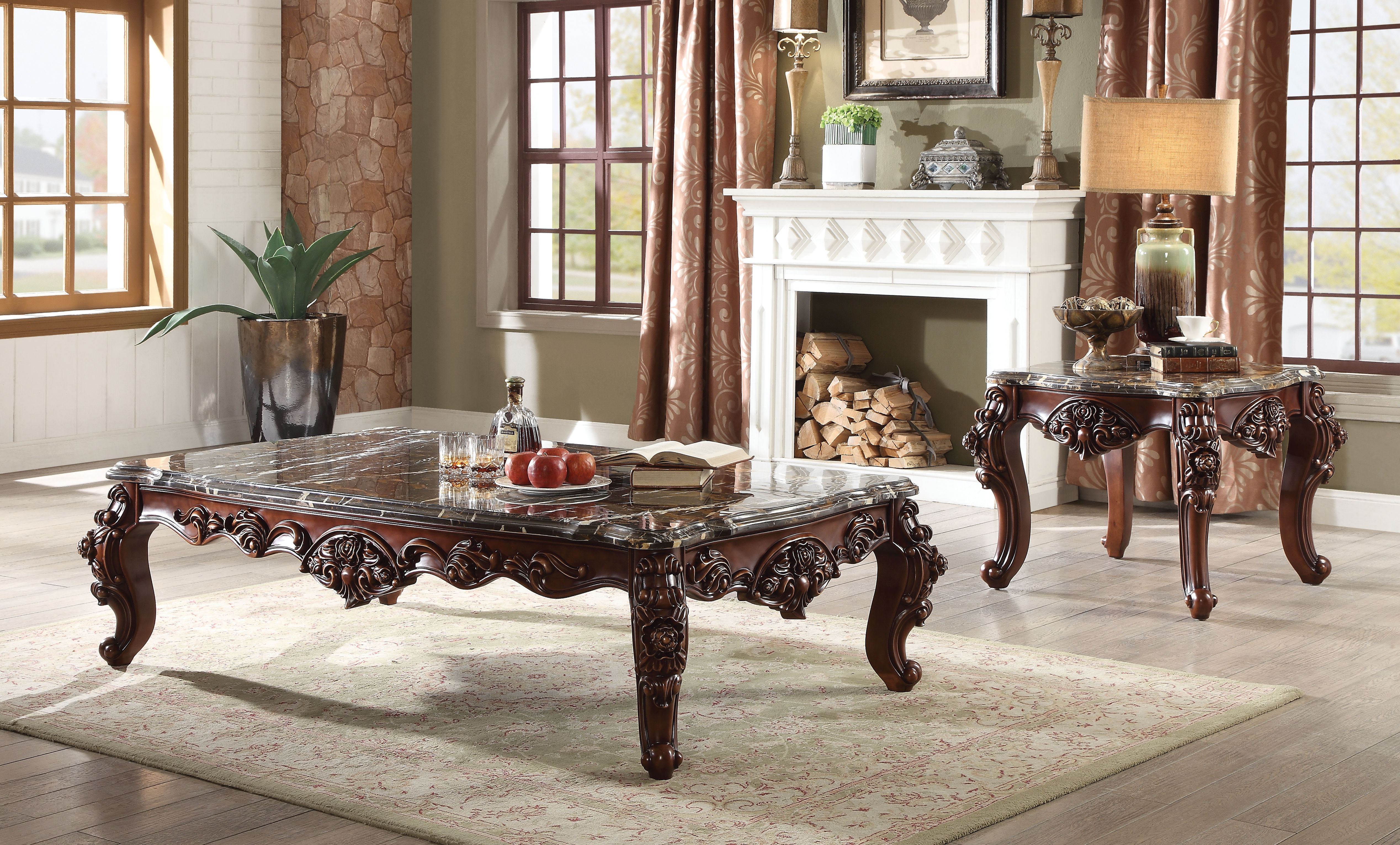 Lark Manor Adrea 2 Piece Living Room Table Set Wayfair