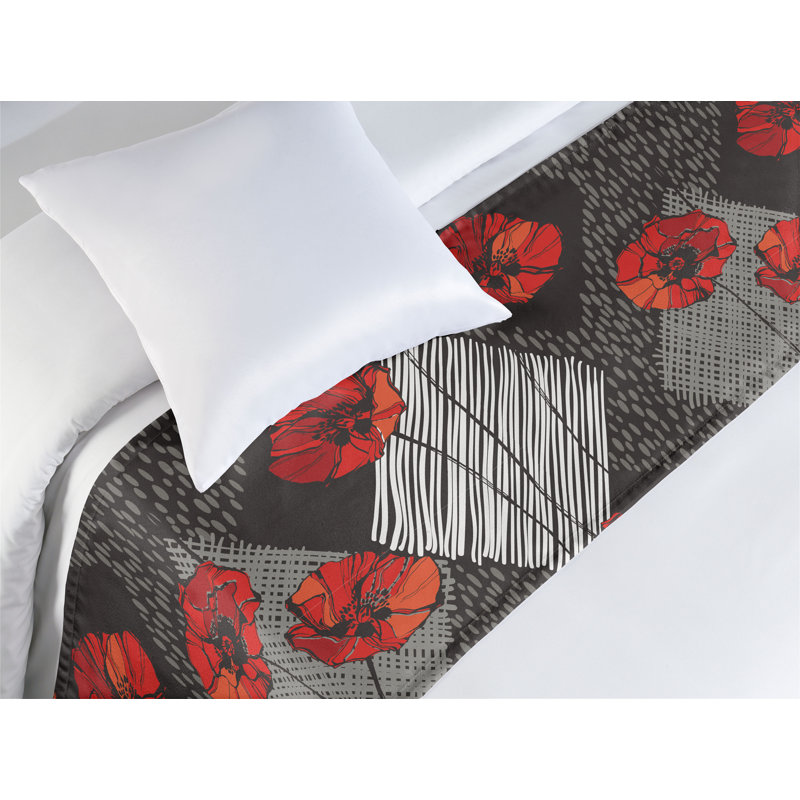 Tapis de lit Ambesonne Poppy, Simple