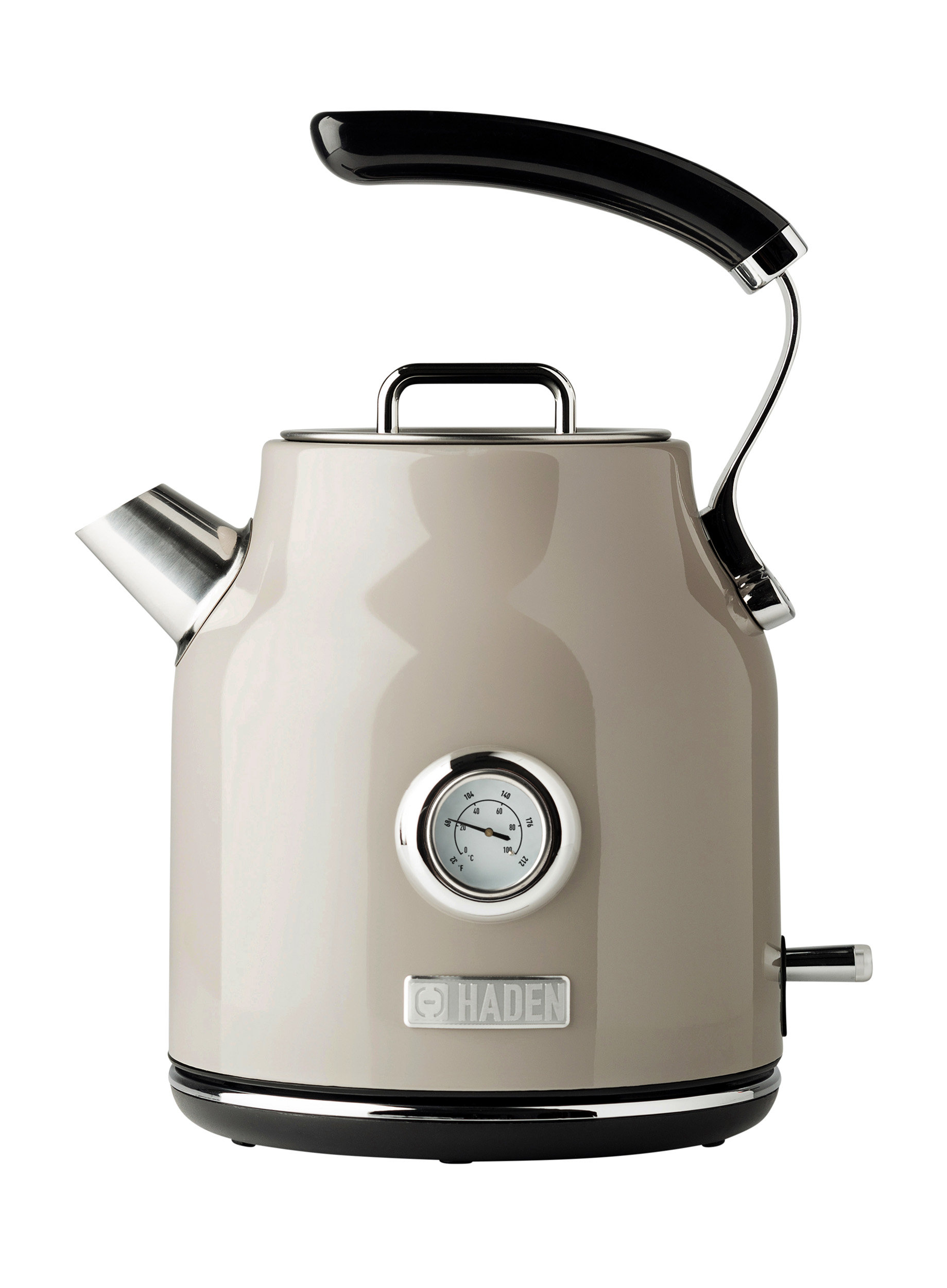 HADEN Dorset 1.7L Stainless Steel Electric Kettle | Putty Beige