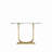 43.3Inch Accent Table, Console,  Modern Wooden Imitation Marble Counter Top Console Table, Narrow Type, Sofa, Living Room, Bedroom