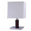 Lampe de table carrée brune 26 "H 26"