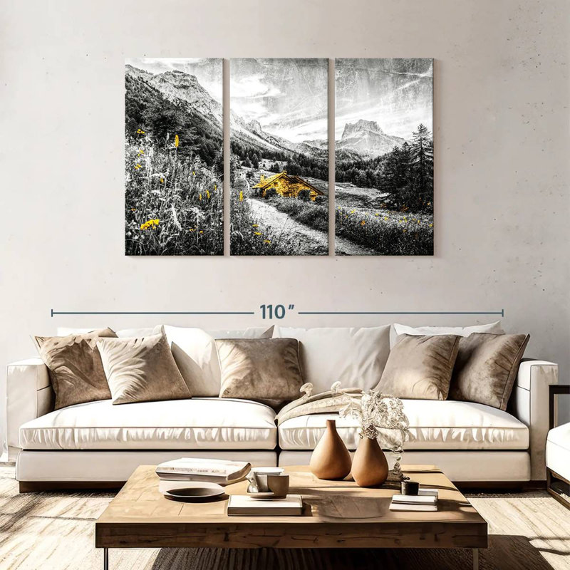 Rorry Alps Mountain Scenery Pop, 48" H x 74" W