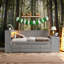 Lit de jour double avec tablettes de rangement-218132264