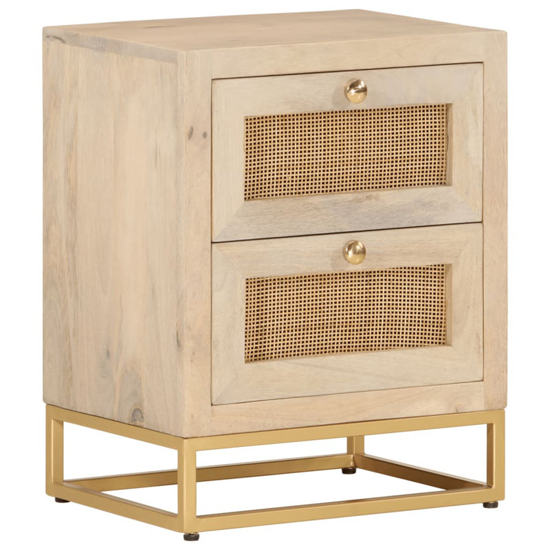 Astryd 40cm W Iron Bedside Table