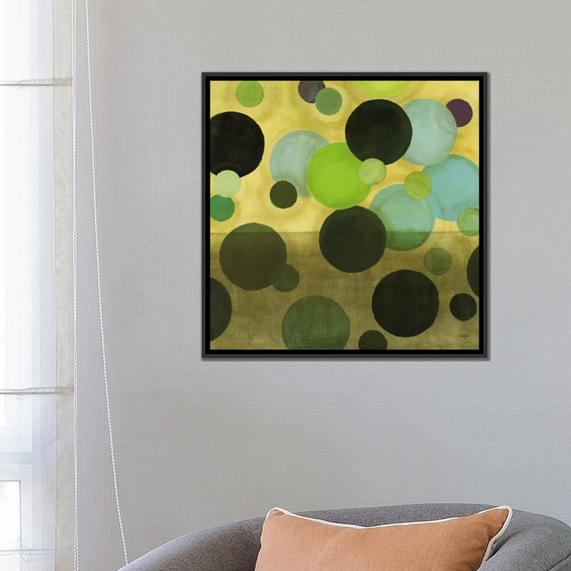 « rêves après aube ii », impression sur toile, H 18 po x l 18 po x P 1,5 po, Toile avec cadre noir, Pas de tapis