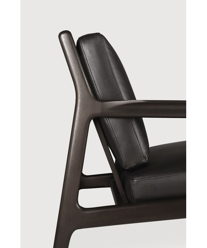 Jack Slipcovered Chair, Carbone Leather