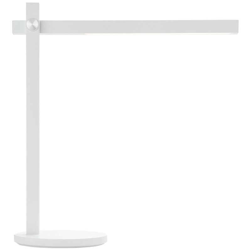 Mcglone Adjustable Metal USB Desk Lamp, White