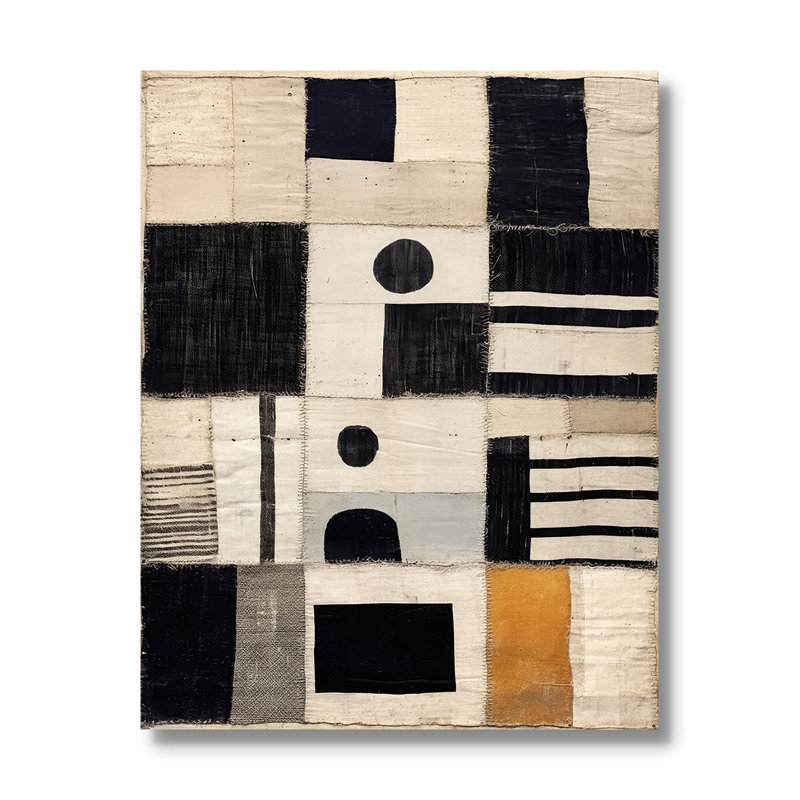 Impression sur tissu cousu par Treechild, Sans cadre, L 11 po x H 14 po, Toile tendue