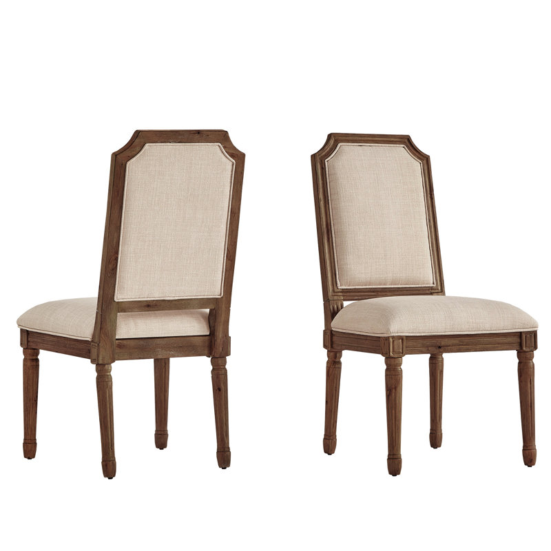 Chaise d'appoint Hildemar, Beige, Brun