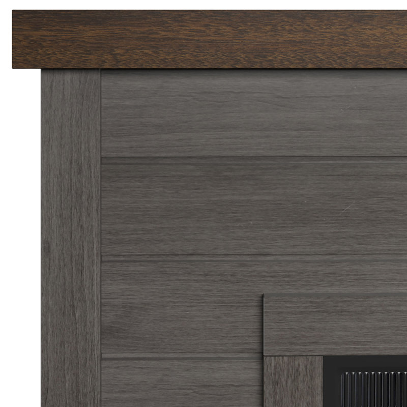 Foyer électrique Duraflame® Shiplap, Gris patiné