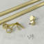 Tringle à rideau simple en acier CAPPA-94237691-94237688