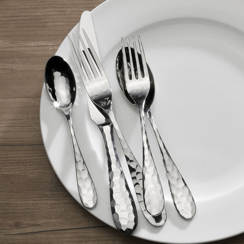 Lilah 20-Piece 18/10 Stainless Steel Flatware Set, Service for 4