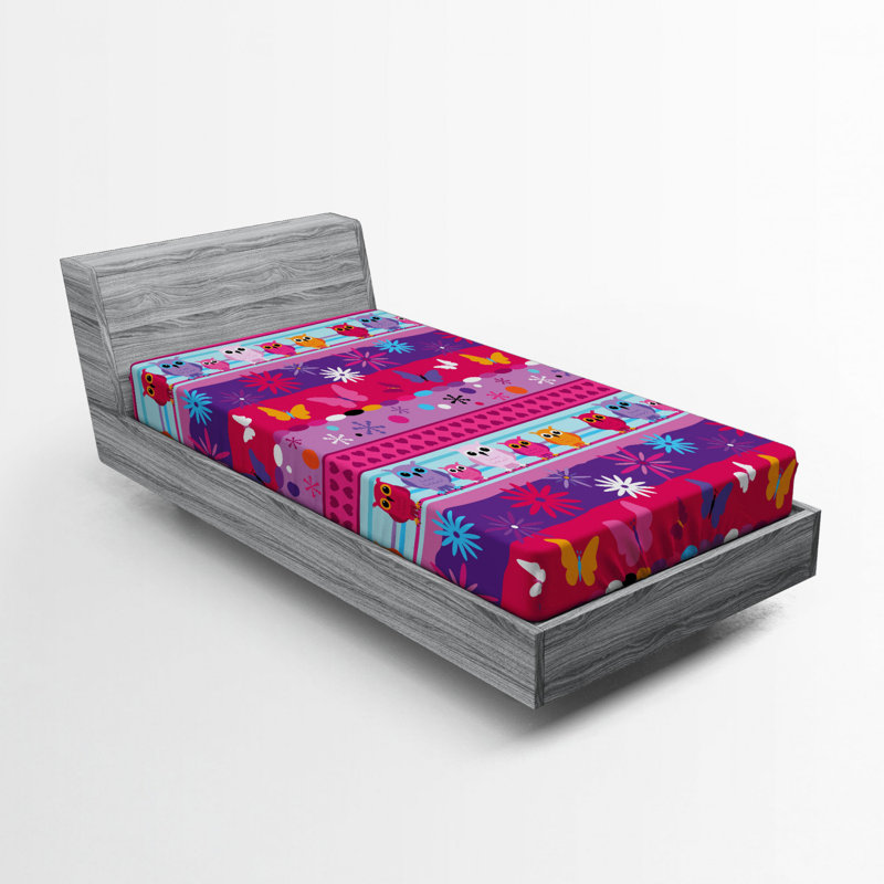 Microfiber Striped Fitted Sheet, Twin XL Fitted Sheet