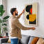 Composition Geometric - Wrapped Canvas-131762643-131762646