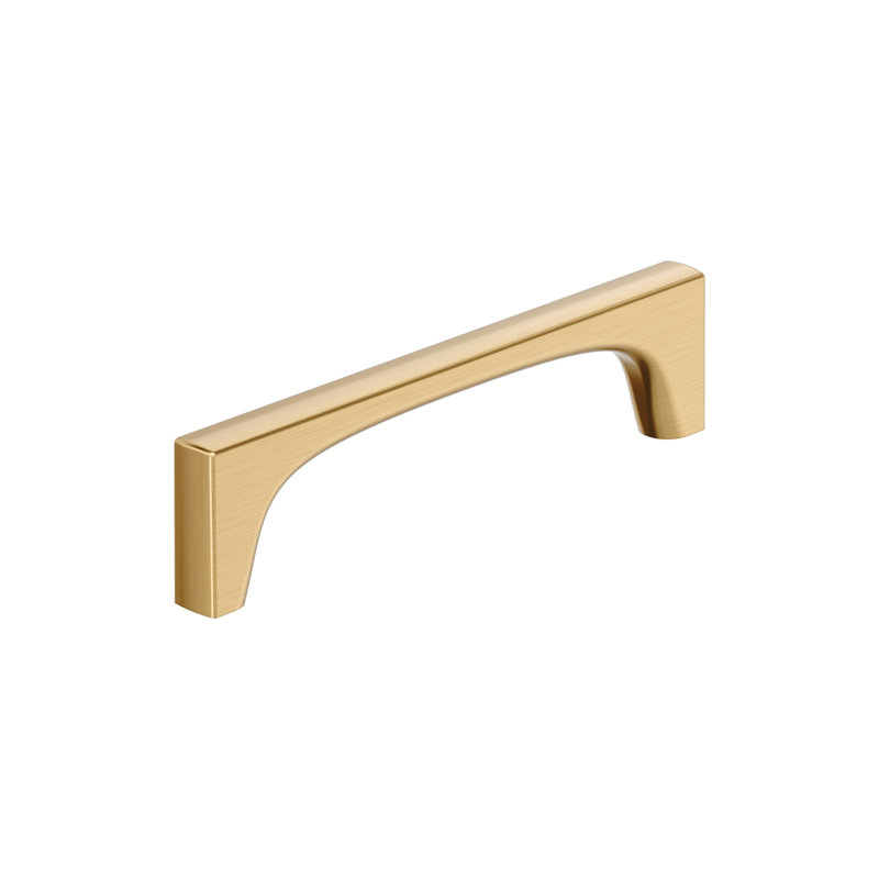 Merced Center-to-Center Cabinet and Furniture Pull, 5 1/16", Champagne Bronze