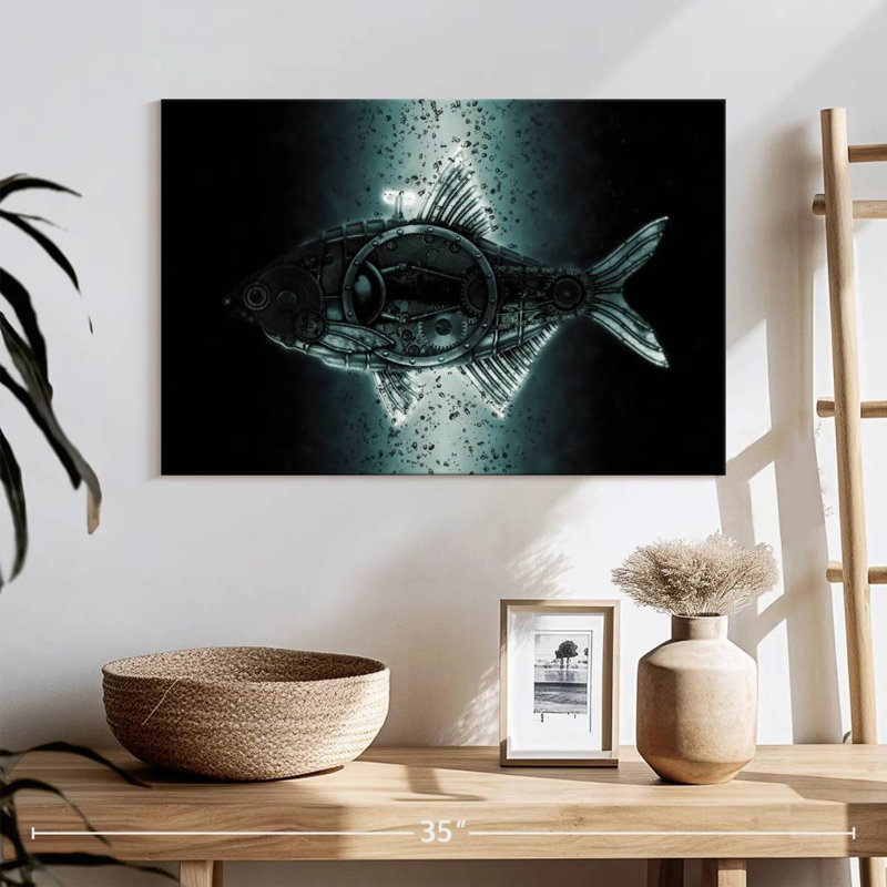 Kelan Steampunk Bream, 16" H x 24" W
