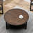 3 Legs 1 Coffee Table with Solid Wood Veneer and Storage-249154188
