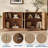 63" Modern Fluted Sideboard Buffet Cabinet with Storage, Coffee Bar & Wine Bar Console for Dining Room-1321331990
