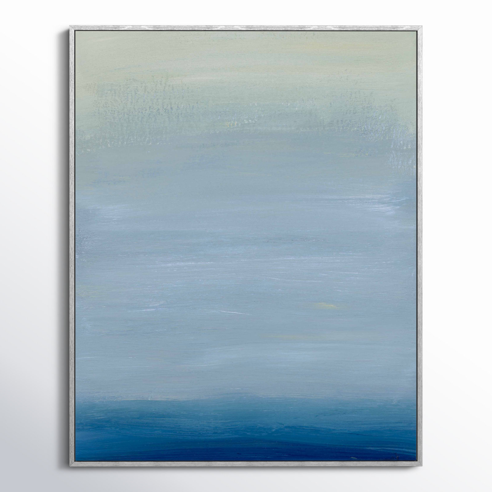 Daydream 2 by Andrea Stokes, Silver Framed Canvas, 38" H x 30" W x 1.25" D
