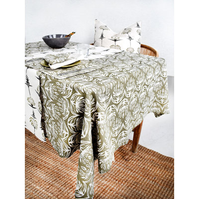 Nappe French Home Botanical 59 "X 98" - Sauge
